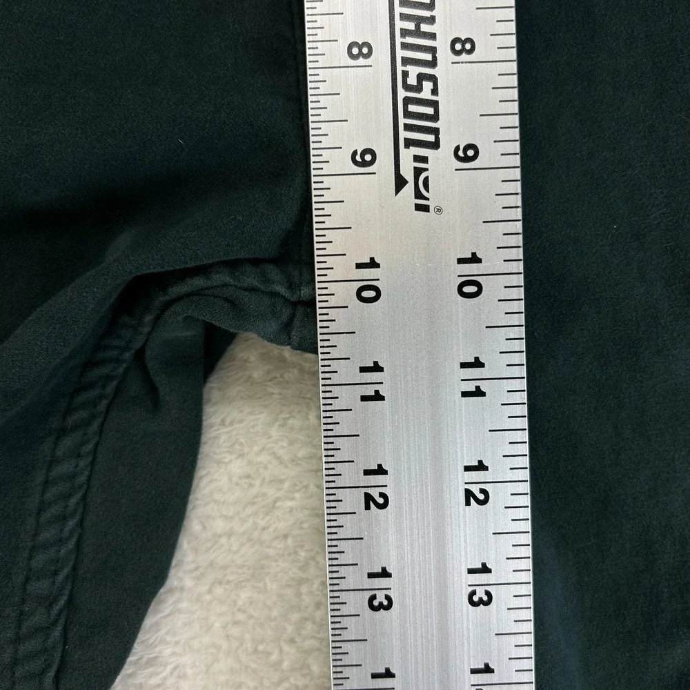 Banana Republic Brushed Pants Mens 31x30 Emerald Green Mid‎ Rise Slim Fit Casual